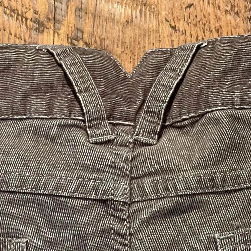 TOAD & CO Corduroy Pants Straight Leg Organic Cotton Gray Casual Women's Size 12
